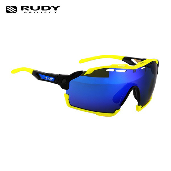 루디프로젝트 RUDY PROJECT/컷라인 글로스 블랙_옐로우 플루오 범퍼/멀티레이저 블루 SP633942-0007/CUTLINE MULTILASER BLUE